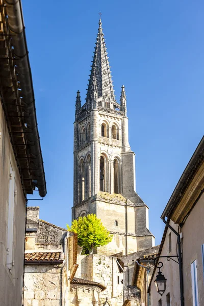 Saint-Emilion no leste de Bordéus, Francie — Fotografia de Stock