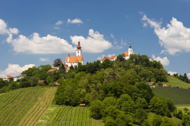 Styria, Avusturya 'daki Straden kasabası ve şarap bağları