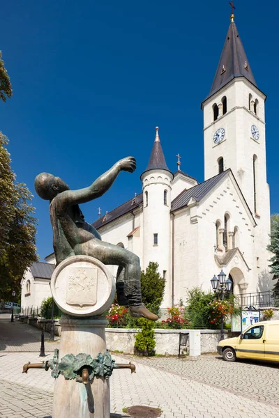 Zentraler Platz in Tokaj, Ungarn — Stockfoto