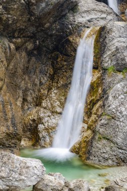 Şelale Cascata Facchin Trentino-Alto Adige, İtalya