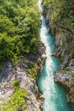 Rriver Soca, Triglavski Ulusal Parkı, Slovenya