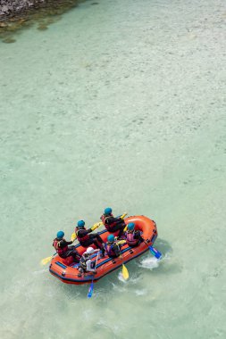 Rafting, Soca Triglav Ulusal Parkı, Slovenya