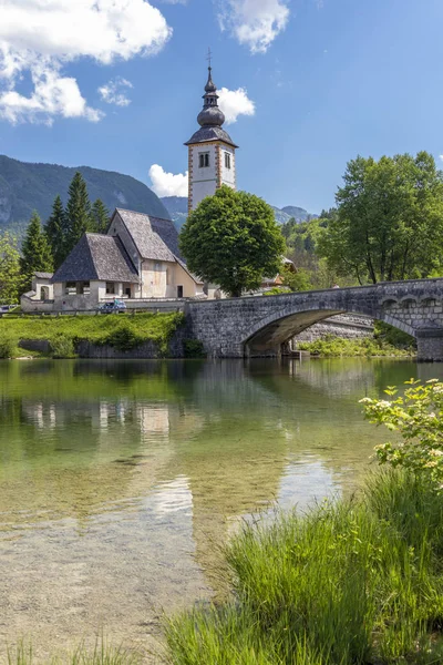 Lake Bohinj in Triglav national park, Slovenia — Stock Photo, Image