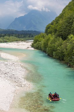 Rafting, Soca Triglav Ulusal Parkı, Slovenya
