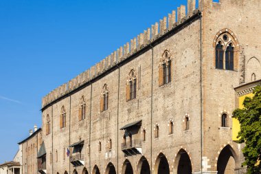 İtalya, Mantova 'da eski bir meydan