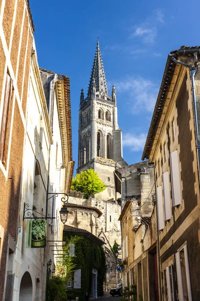 Saint-Emilion no leste de Bordéus, Francie — Fotografia de Stock