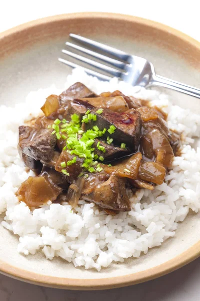 ご飯とハンズフリー — ストック写真