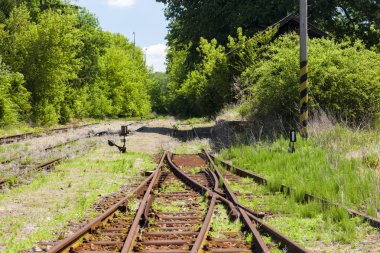 eski demiryolu parkurları, Uhrice u Kyjova, Çek Cumhuriyeti