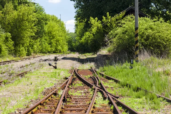 eski demiryolu parkurları, Uhrice u Kyjova, Çek Cumhuriyeti