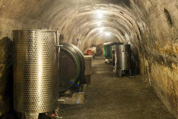 Wine cellar, Moravia, Czech Republic — Stock Photo, Image