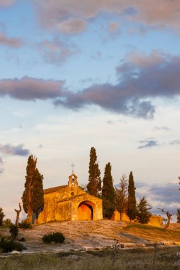 Eygalieres, Provence, Fransa yakınlarındaki Chapel St. Sixte