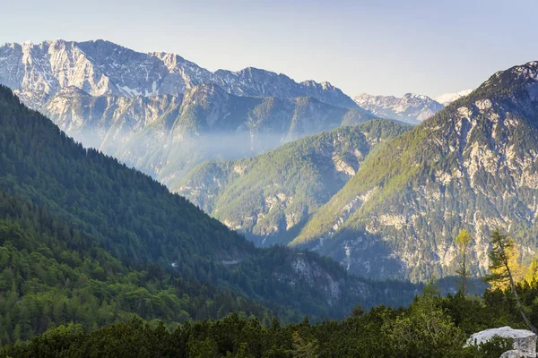 Pohoří v národním parku Triglava, Slovinsko — Stock fotografie