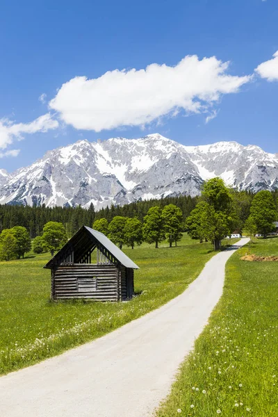 Dachstein and landscape near Ramsau, Austria — Stock Photo, Image