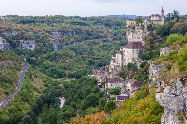 Rocamadour in Lot megye, Franciaország — Stock Fotó