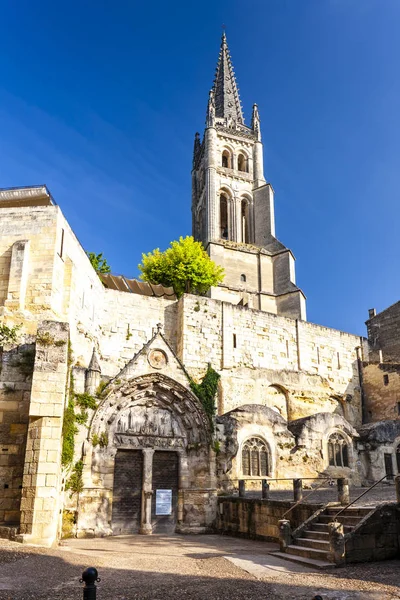 Saint-Emilion in east Bordeaux, Francie — Stock Photo, Image