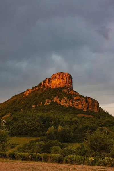 La Roche de Solutre, Burgundy, France — Zdjęcie stockowe