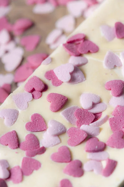 Detalle de chocolate para el día de Valetine — Foto de Stock