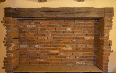 Çek Cumhuriyeti'nde Eski Tuğla Duvar