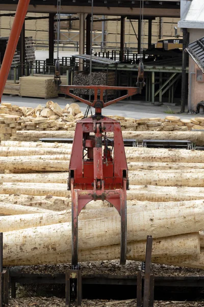 Industria maderera en Alpes, Italia —  Fotos de Stock