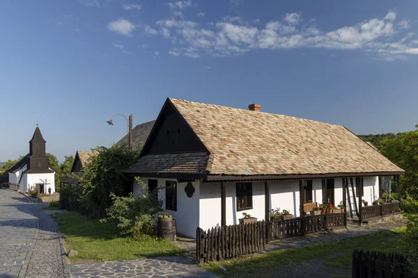 Centro storico di Holloko, regione Ungheria settentrionale — Foto Stock
