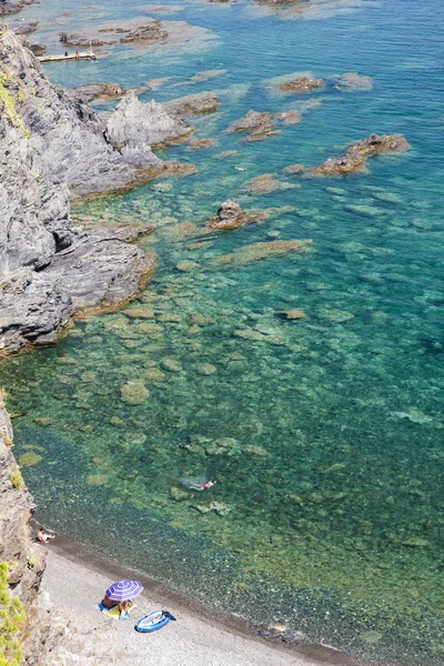 Snorkeling at Cap de Peyrefite, Languedoc-Roussillon, France — Stock Photo, Image