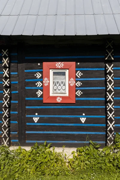 Folk architectuur in Zdar onder Belianske Tatras, Slowakije — Stockfoto