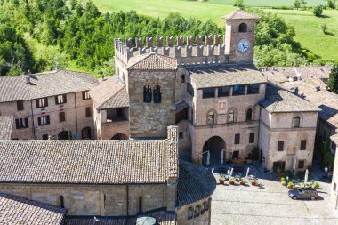 Kuzey İtalya 'da Castell Arquato