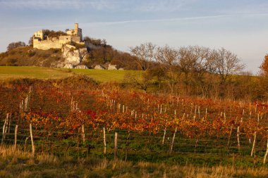 Sonbaharda Falkenstein Şatosu, Avusturya