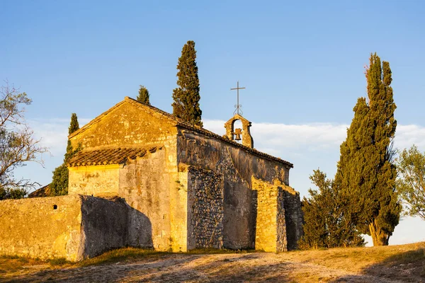 Chapel St. Sixte vicino Eygalieres, Provenza, Francia — Foto Stock