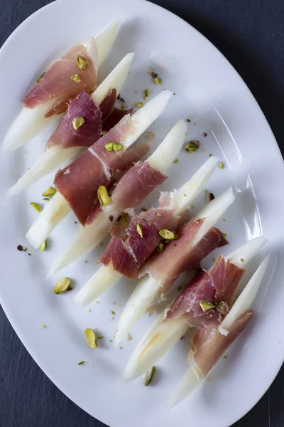 Still life of jamon serrano — Stock Photo, Image