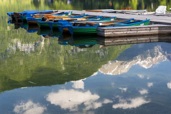 Jezioro Bohinj w Parku Narodowym Triglav, Słowenia — Zdjęcie stockowe