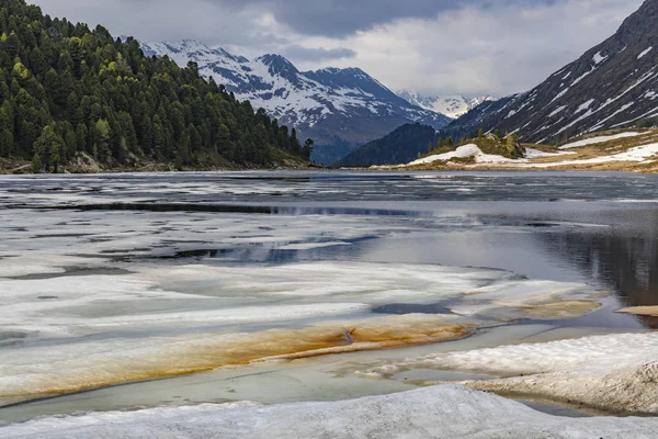 Landschap bij Staller Saddle, Hoge Tauern, Oost-Tirol, Oostenrijk — Stockfoto