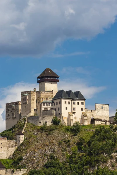 Trencin Kalesi (Trenciansky Hrad), Slovakya — Stok fotoğraf