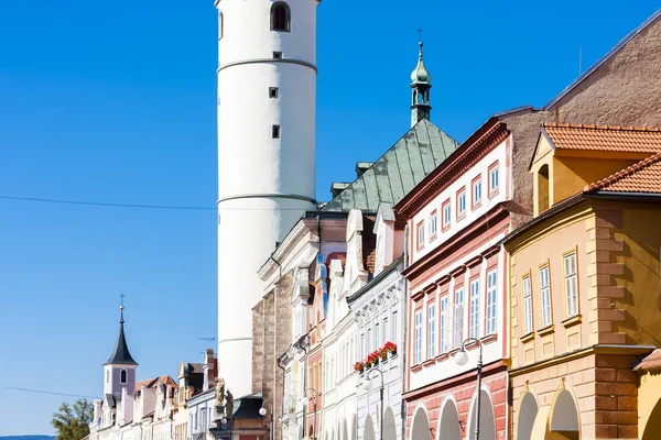 Historická architektura Domažlice, Česká republika — Stock fotografie