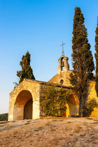 Παρεκκλήσι St. Six στην κεντρική Προβηγκία, Γαλλία — Φωτογραφία Αρχείου