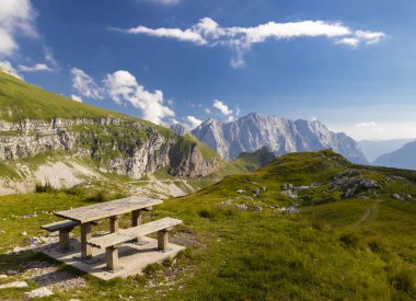 Mangart Dağı, Triglav Ulusal Parkı, Julian Alps, Slovenya
