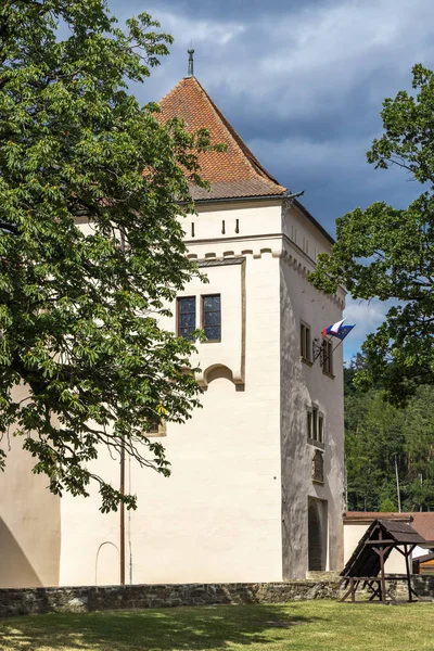 Slott i Kezmarok towny, Slovakien — Stockfoto