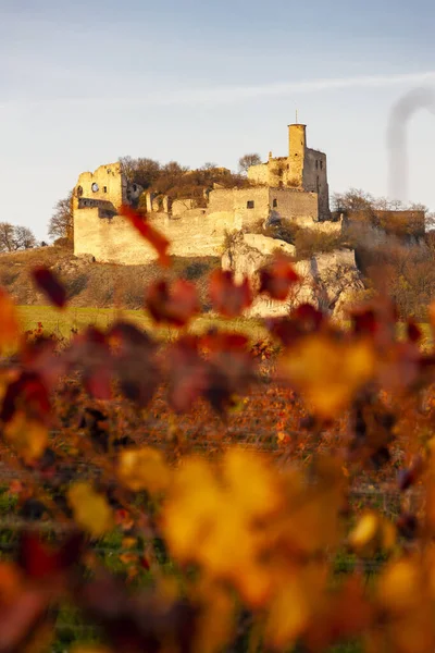 Falkenstein kastély ősszel, Ausztria — Stock Fotó