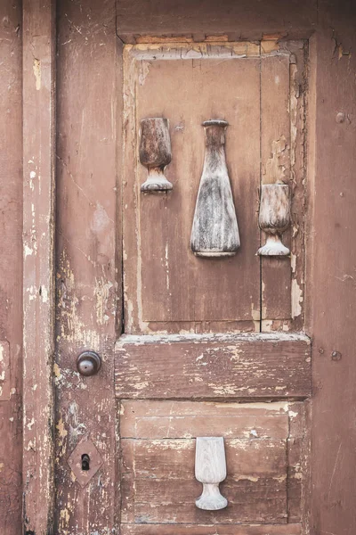 Ancienne porte, cave à vin, Villanykovesd, Hongrie — Photo