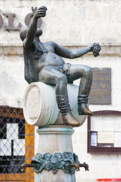 Piazza centrale a Tokaj, Ungheria — Foto Stock