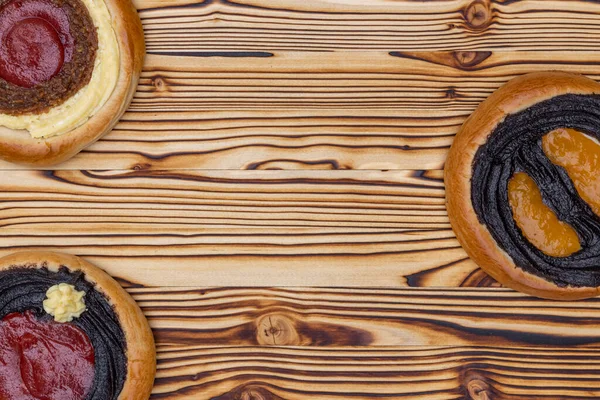 Tradycyjne Czeskie Ciasta Spalonym Drewnie Świerkowym — Zdjęcie stockowe
