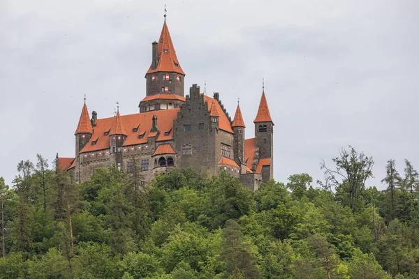 Castillo Bouzov Moravia Del Norte República Checa — Foto de Stock