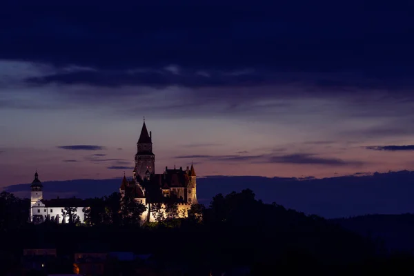 Castillo Bouzov Moravia Del Norte República Checa — Foto de Stock