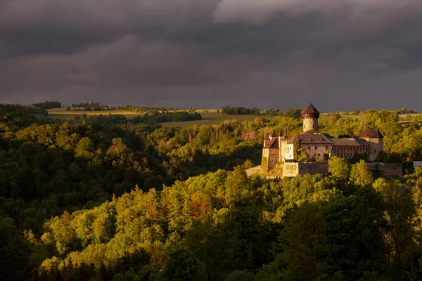 Nizky Jesenik Teki Sovinec Kalesi Kuzey Moravya Çek Cumhuriyeti — Stok fotoğraf