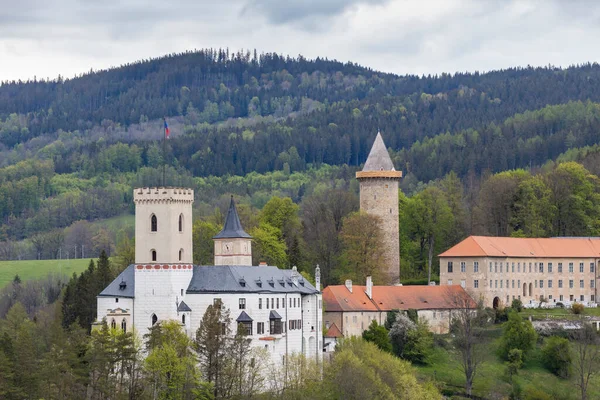 Kasteel Rozmberk Nad Vltavou Zuid Bohemen Tsjechië — Stockfoto