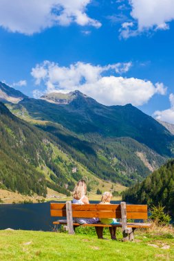 Avusturya 'da Schladming yakınlarındaki Riesachsee Dağı' nda.