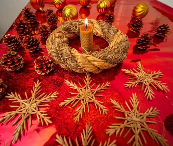 Oud Boheems Kerststilleven — Stockfoto