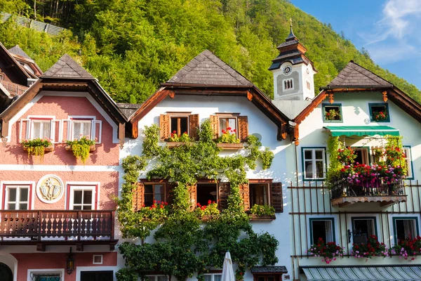 ホルスタット オーストリアアルプスの山村 オーストリア — ストック写真