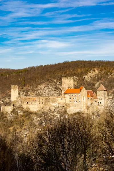 Zamek Hardegg Północnej Austrii — Zdjęcie stockowe
