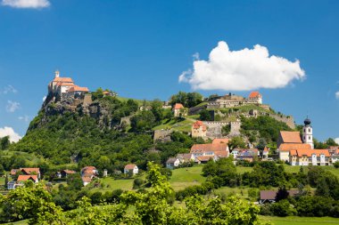 Avusturya, Styria 'daki Riegersburk kasabası.
